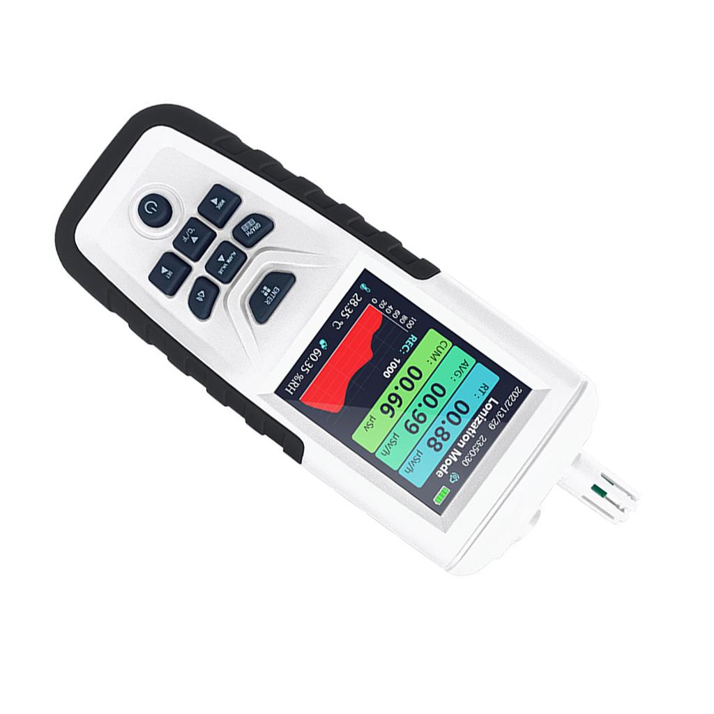 Nuclear Radiation Detector Sound Light Alarm Rechargeable Beta Gamma X Ray Radiation Monitor for Home Hospital