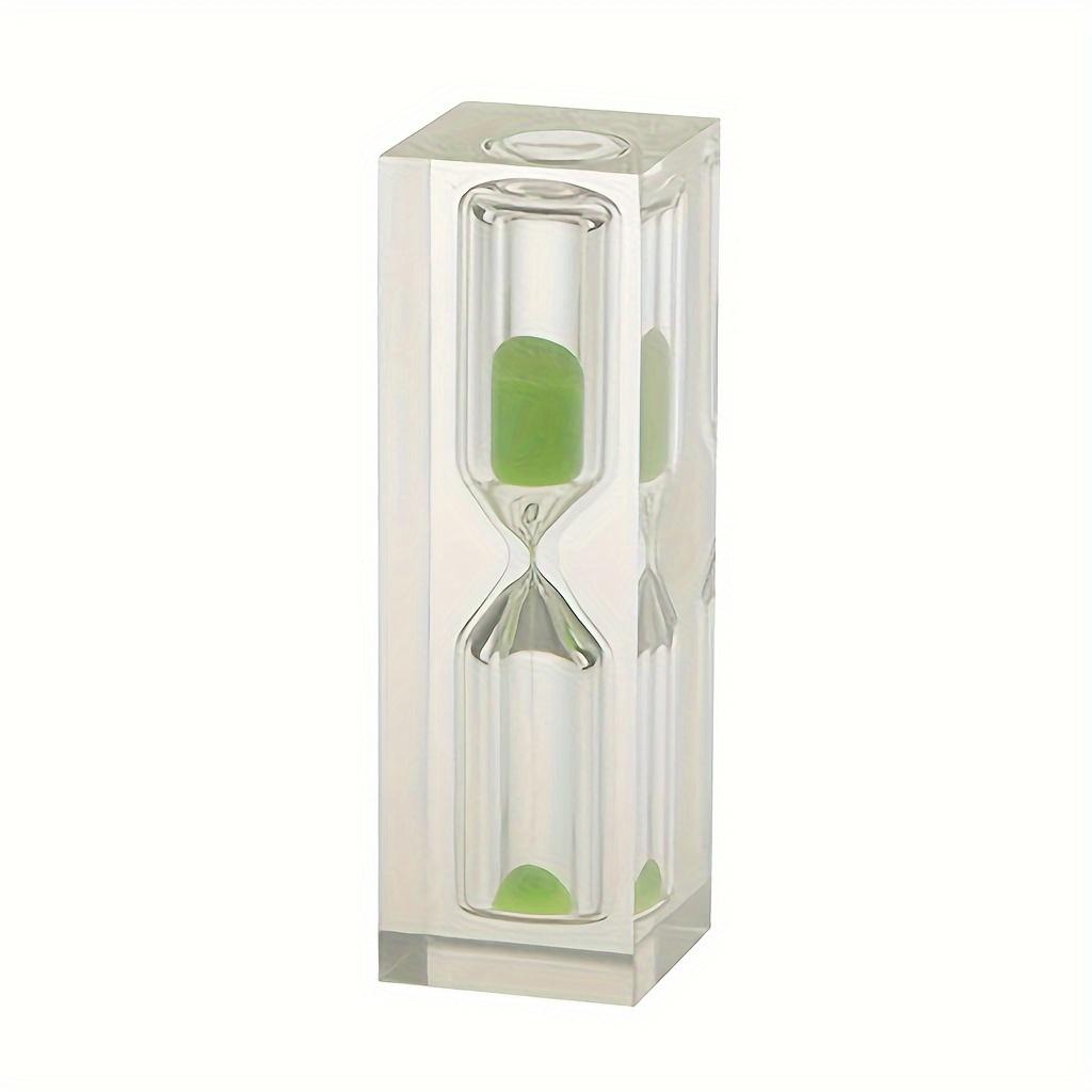 3 Minutes Transparent Hourglass Acrylic Sandglass Colorful Sand Clock Tooth Brushing Timer Kitchen Sand Clock Timer Best Gift