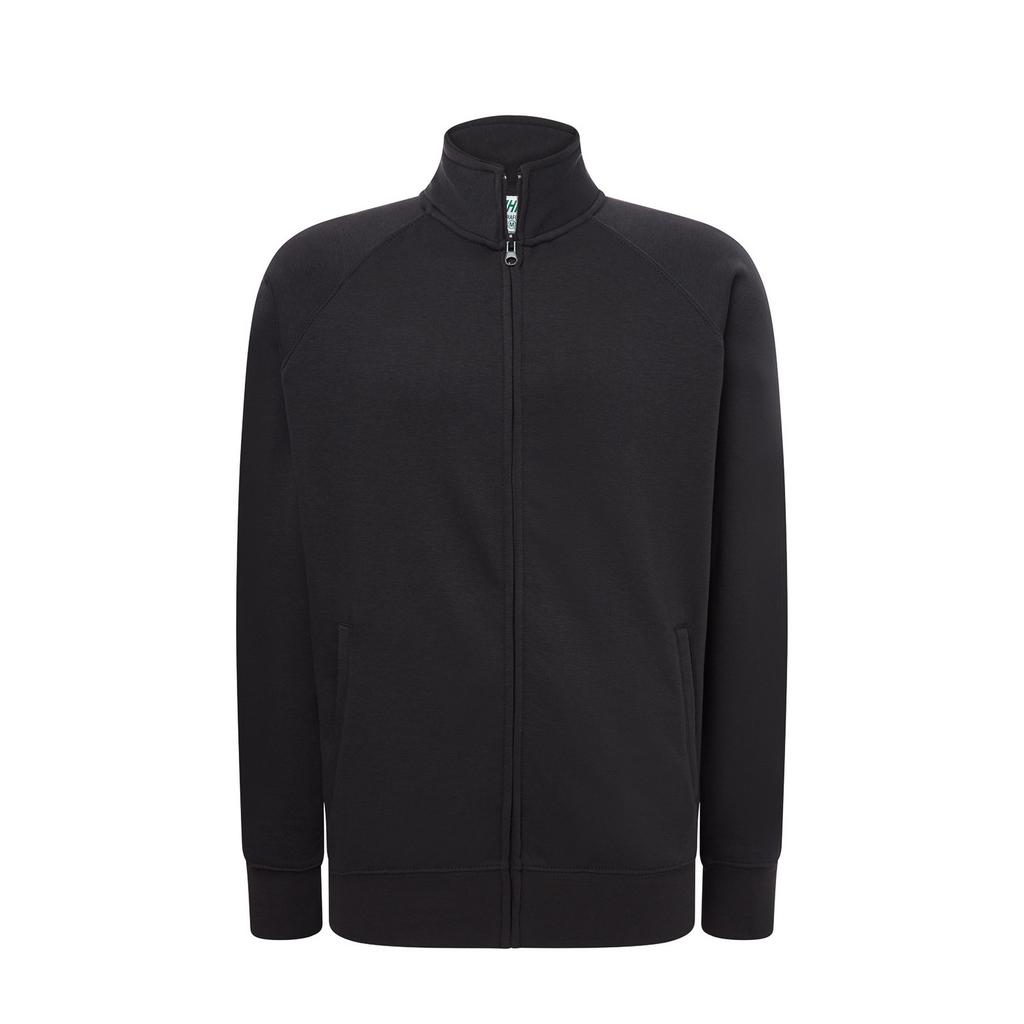JHK Unisex Adult Plain Full Zip Sweatshirt