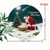 Vintage Metal Sign Blue Deer Merry Christmas Retro Tin Plate Wall Decor Home Holiday Gift 20 Cm