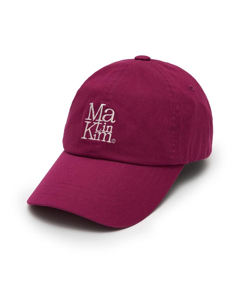 Mattengkim Matin Block Logo Ball Cap In Violet