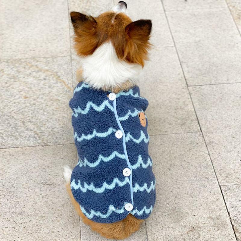 Autumn Winter Pet Shearling Vest Soft Fluffy Warm Sleeveless Dog Jackets Clothes for Small Medium Dogs