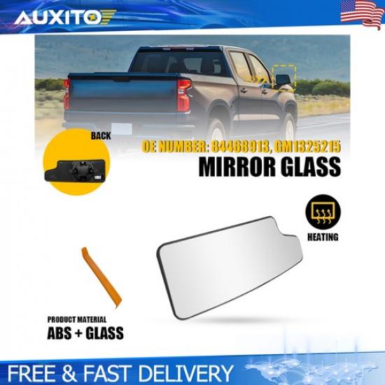 Passenger Side Lower Heated Mirror Glass Right For - GMC Sierra 2500HD