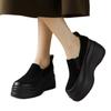 Fashion Ladies Shoes 2024 Hot Sale Loafers Women's High Heels Platform Casual Pumps Women Round Toe Slip on Wedges Shoes Female Zapatos