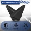 For Kia Sportage 2006-2009 2010 Rear Window Cover Kits Side Door Triple-Cornered Pillar Trim Protector Accessories-A87Q