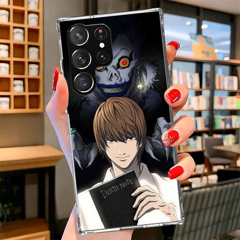 N-Note D-Death Anime Ryuk Phone Case For Samsung Galaxy S26 S25 Edge S24 Ultra S23 S22 Plus S21 S20 FE Soft Fundas Shell Galaxy
