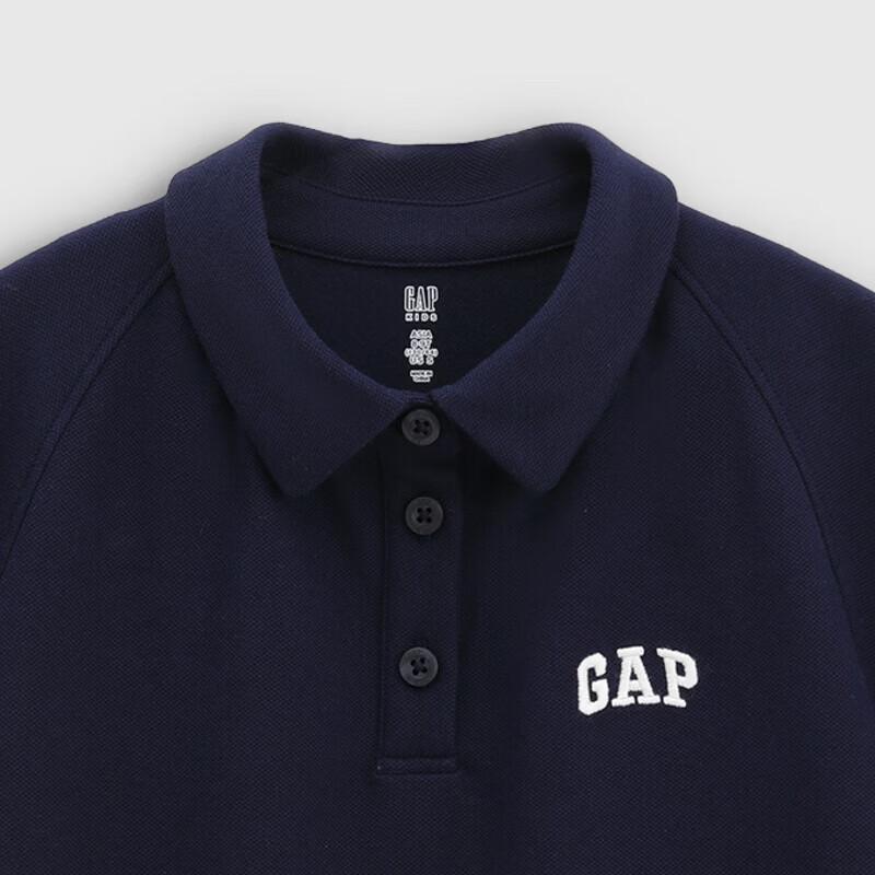 Gap Girls' Embroidered Logo Short Sleeve Polo Shirt