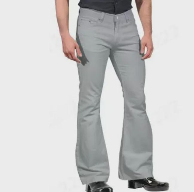 Herren 2024 Retro Schlaghose Freizeithose