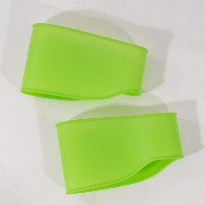 2Pcs Soccer Shoe Lace Bands Silicone Shoelaces Covers Soccer Cleat Lace Protector for Football Baseball Shoes Easy Use