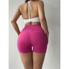 Cross High Waist Shorts Women's Hip Lifting Three-Point Tight Yoga