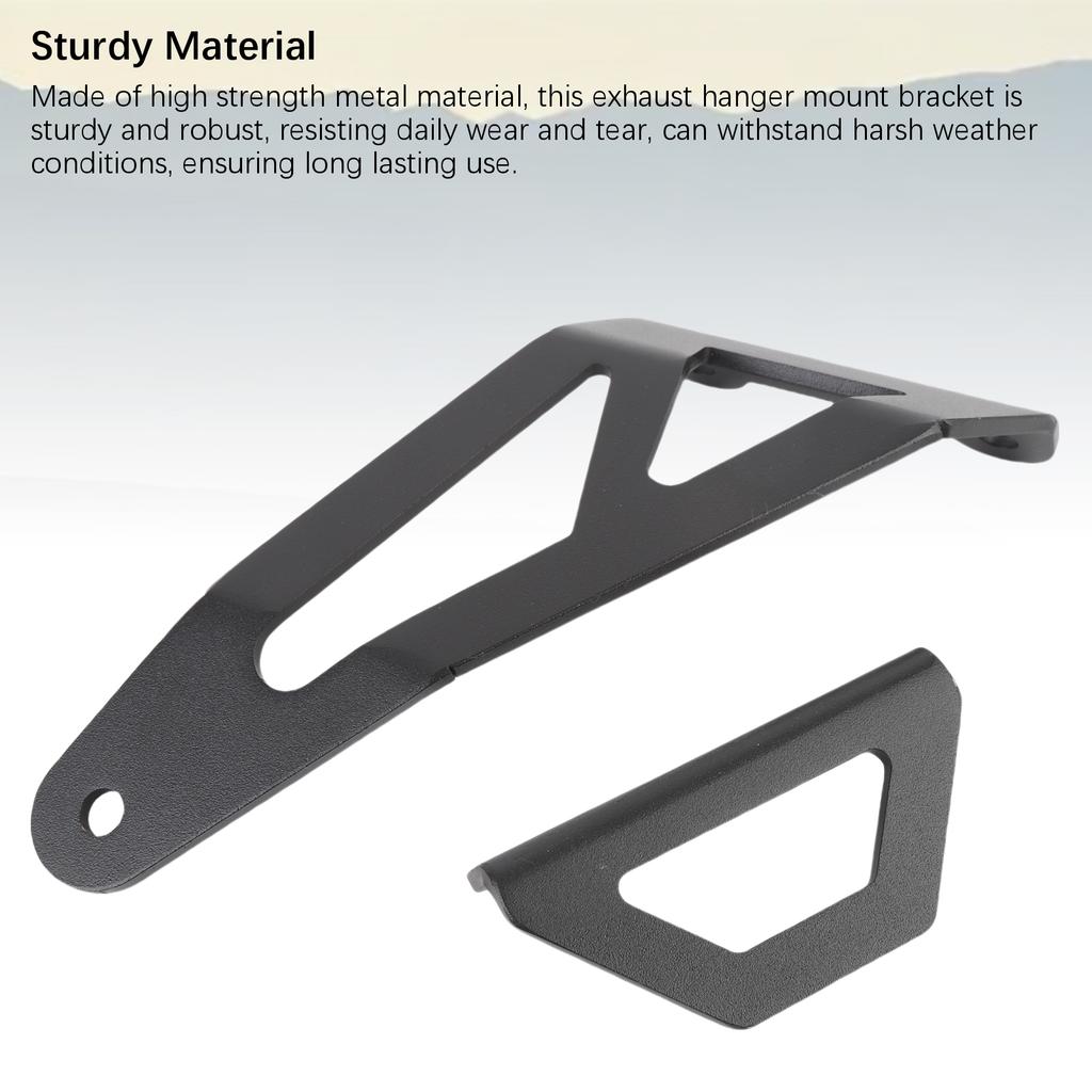 Motorcycle Exhaust Hanger Bracket Enhanced Safety Stylish Look Rear Foot Peg Blanking Holder Replacement for 450MT