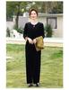 Mother's Day Spring Velvet Suit: Elegant Chinese Style Three-Piece Vest Set for Middle-Aged and Elderly Women