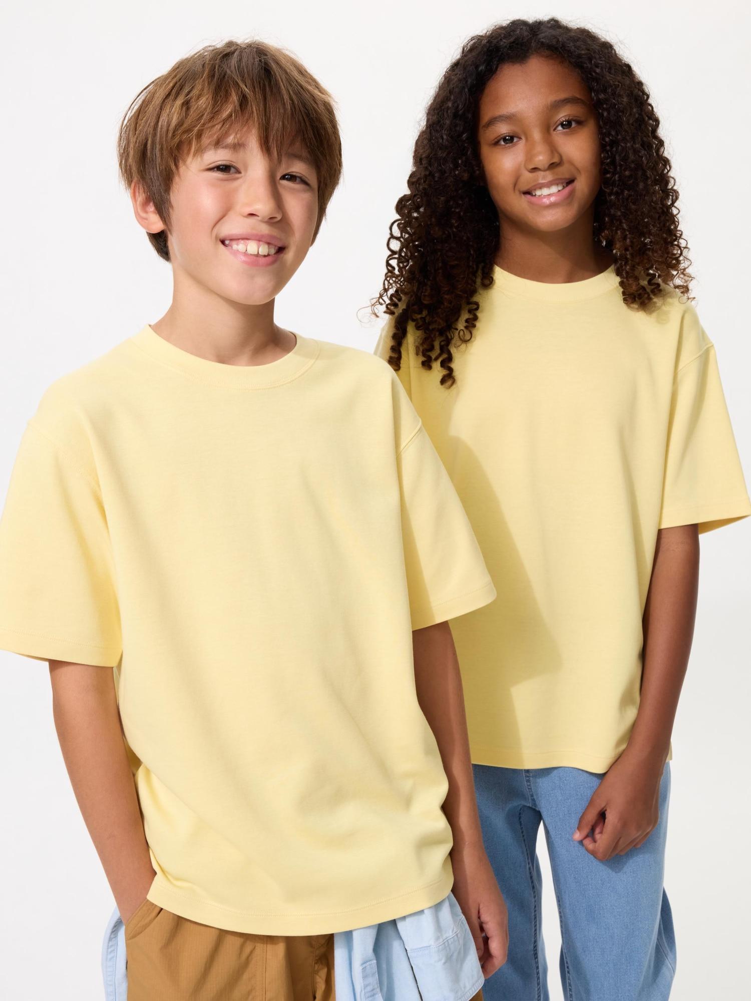 

Uniqlo Бавовняна футболка з вирізом Japan Air Rhythm 41 YELLOW/120