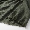 MUJI Washed Cotton Waffle Weave Multipurpose 180 x 260 Dark 76420354 Cloth, cm, Green,