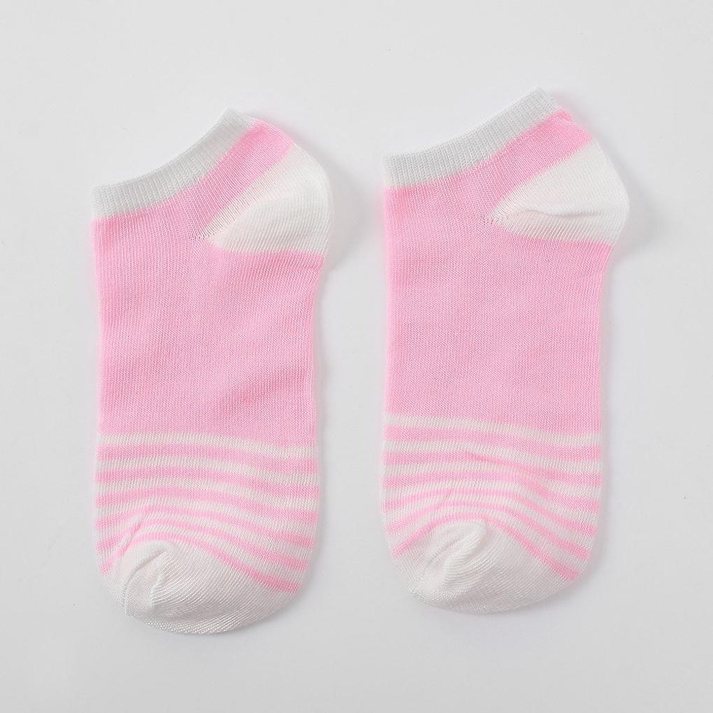 20 Paar gestreifte Damen-Knöchelsocken Sommersocken