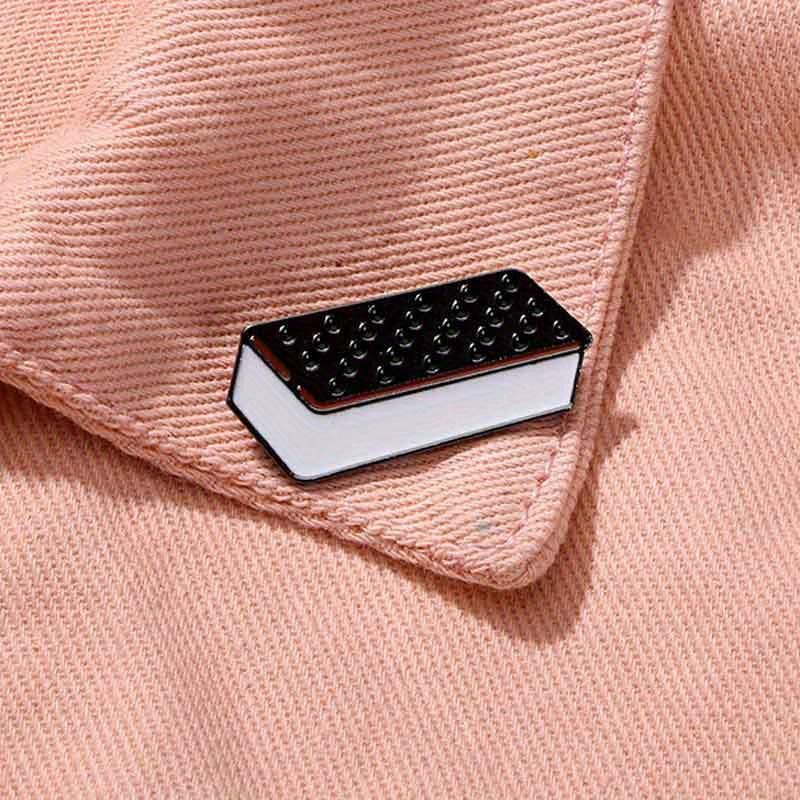 Funny Rectangular Coffin Brooch Backpack Waist Cinching Fixed Adjustment Badge Accessories
