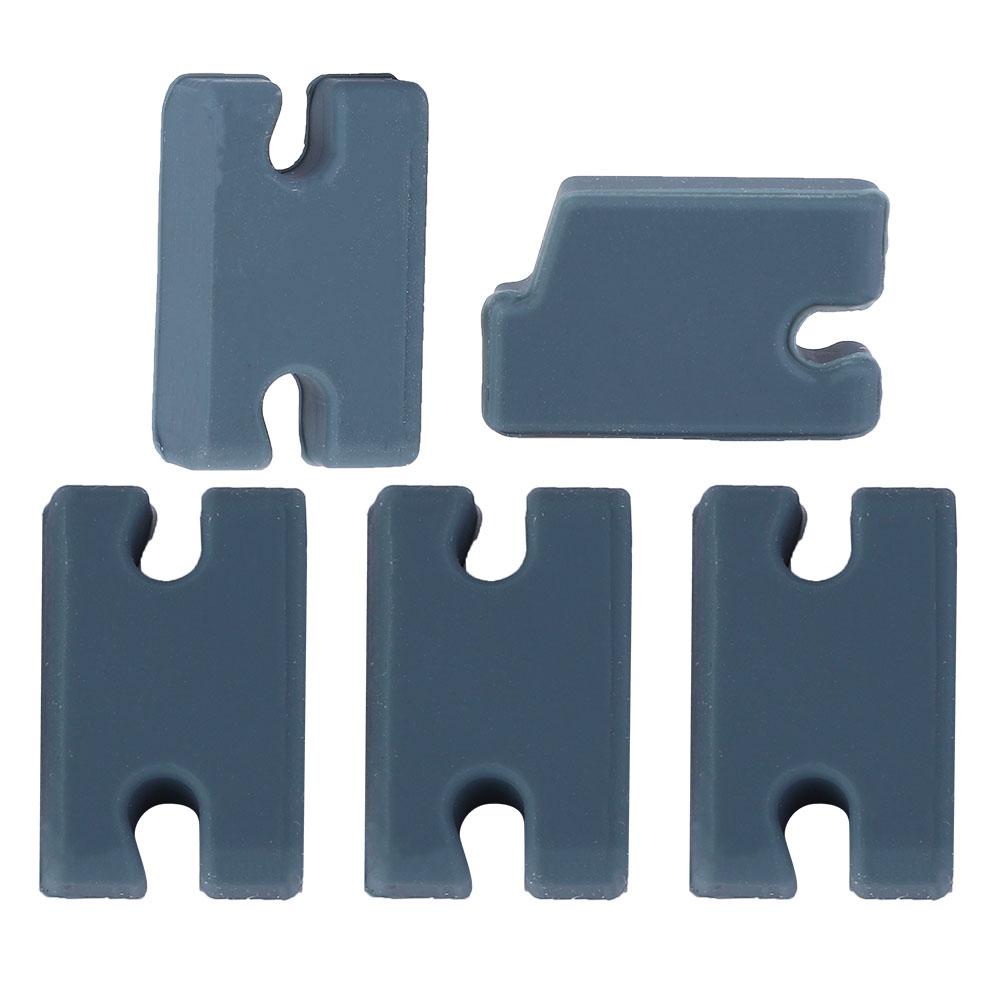 5 PCS Set PVC Fin Compatibility Kit Tab Infill Surfboard Accessories