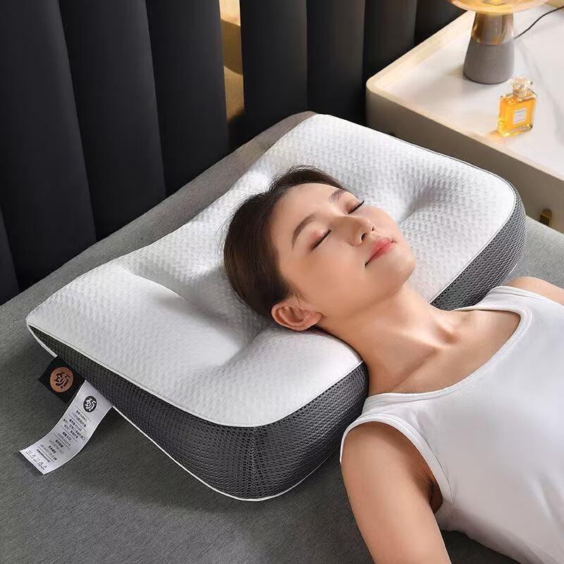 Ergonomic Knitted Contour Deep Sleep Pillow