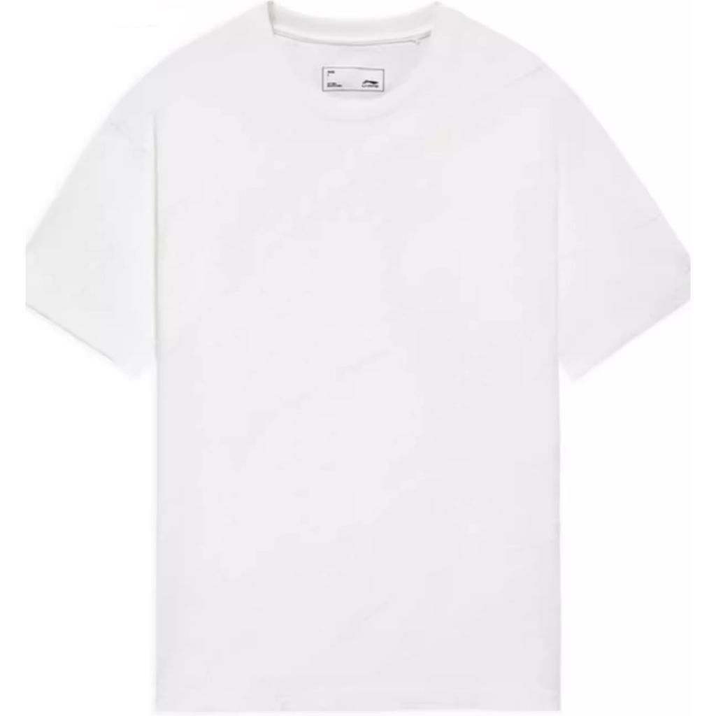 Li Ning T Shirt Men's Standard White AHSS639-1