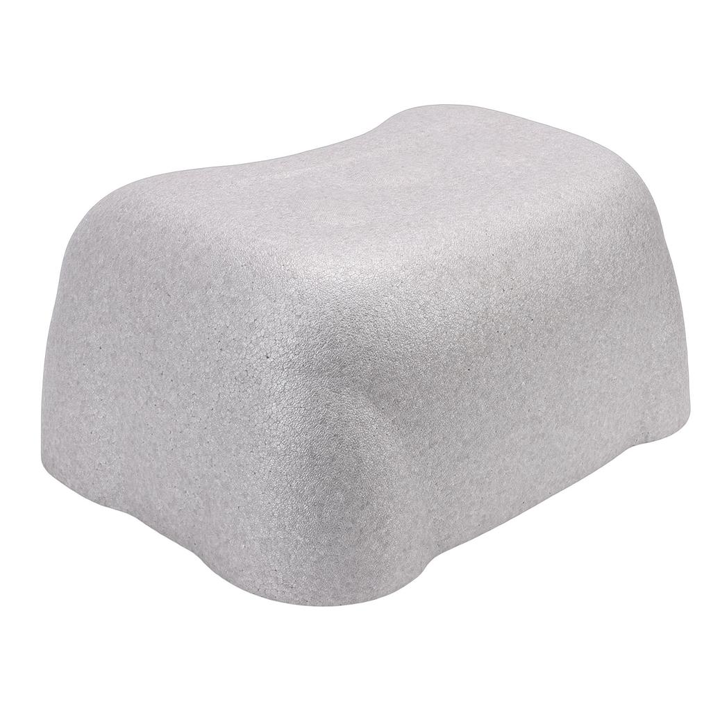 EPP Toilet Stool Non Slip Multi Functional Bathroom Foot Rest Stepping Stool for Kids Adults Gray