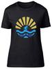 Enjoy The Waves Womens T-Shirt Surfer Surfing Board Ladies Gift Tee