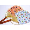 5 Sense Marugame Uchiwa (Polka Dot Check Pattern) Bamboo Made Japan
