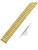 Reinherz Stainless Steel Watch Replacement Gold and with Strong Perfect for Retro Day Includes Replacement Tool and Spring and 20mm B Band, Stretch,