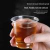 Fangcaodi 180ml Thickened Disposable Plastic Cups, 100-Pack