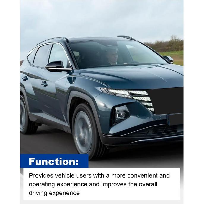 Exterior Door Handle Buckle Induction Button Fit for Hyundai Tucson 2015 2016 2017 2018   2Pcs