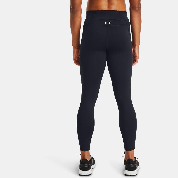 Under Armour Casual Training Sports Tight Fitness Three-Quarter Pants Women Bottoms Black 1357440-001