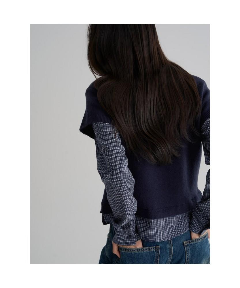 8seconds Color-Block Short Sleeve Pullover Navy