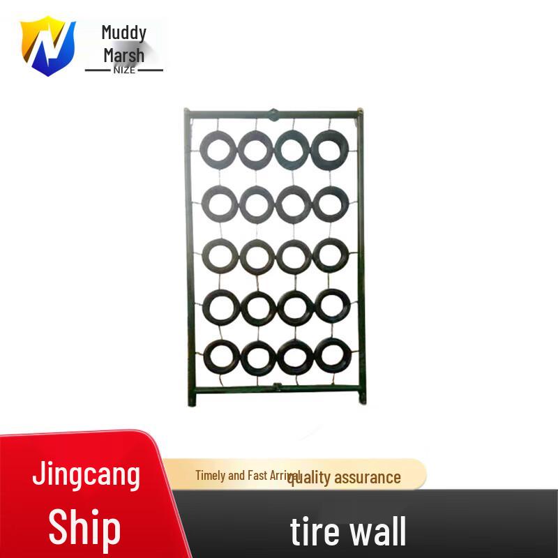 Outdoor Mud Tire Climbing Wall