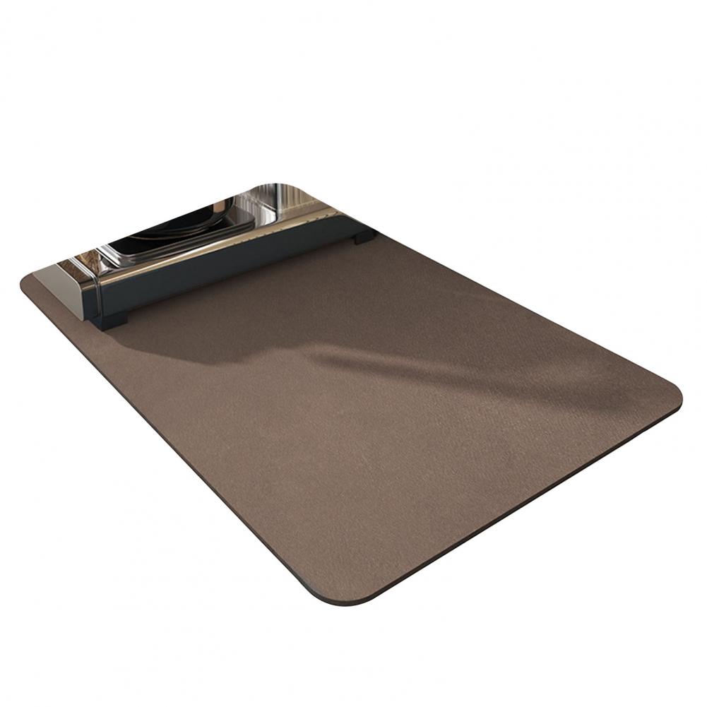 50*40cm Tapete Seca Louça Super Absorvente Tapete de Secagem Design Antiderrapante Protetor de Bancada Extra Grande Acessórios para Bancada de Cozinha