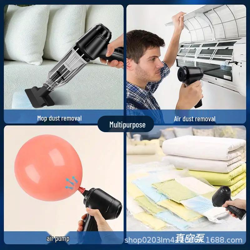 High-Power Wireless Vacuum Cleaner for Car, Home, and Window/Sofa Gaps