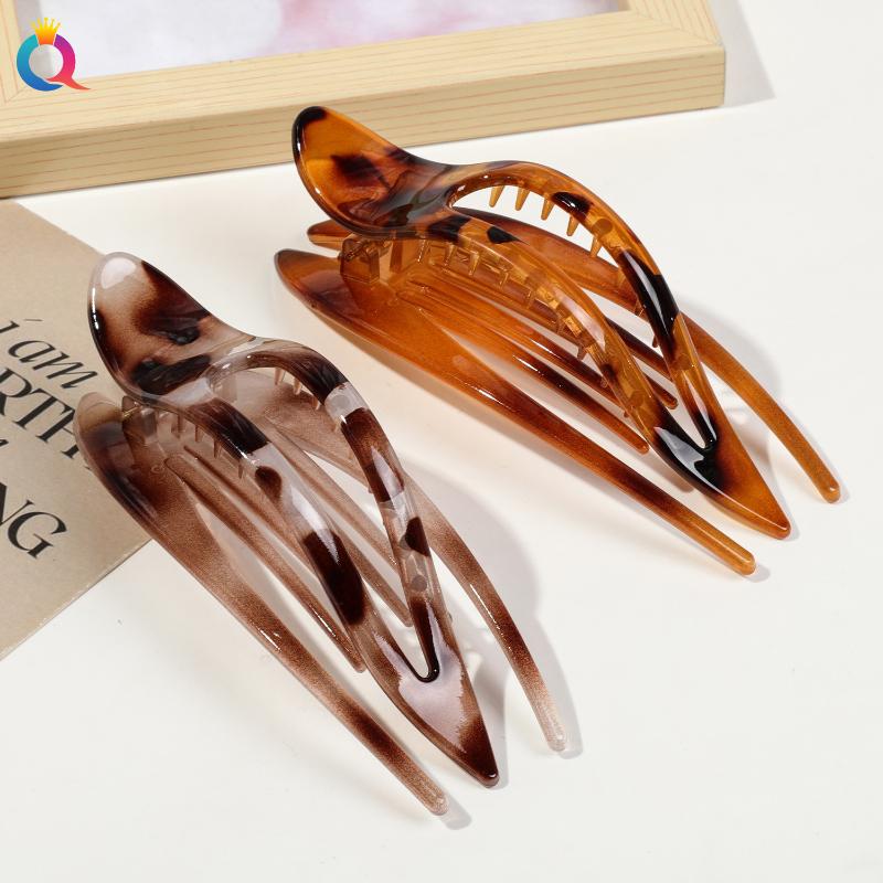 1Pcs  Acrylic Hairpin Duckbill Hair Claw Crab Barrette Hair Clip For Women Ponytail Hairgrip Girls Hair Accessories