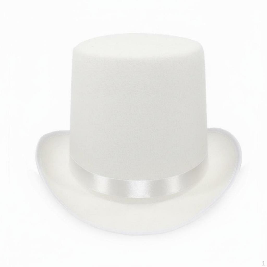 Black Top Hat Stage Performance Magician Sorcery Show Prop for Cosplayers, Entertainers,