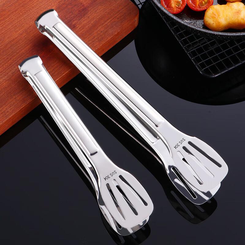 Churong 304 Stainless Steel Picnic Food Tongs