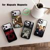 Coque de téléphone N-Nirvana Pour iPhone17,16,15,14,13,12,11 Plus,Pro Magnétique Pour Magsafe Chargement Sans Fil