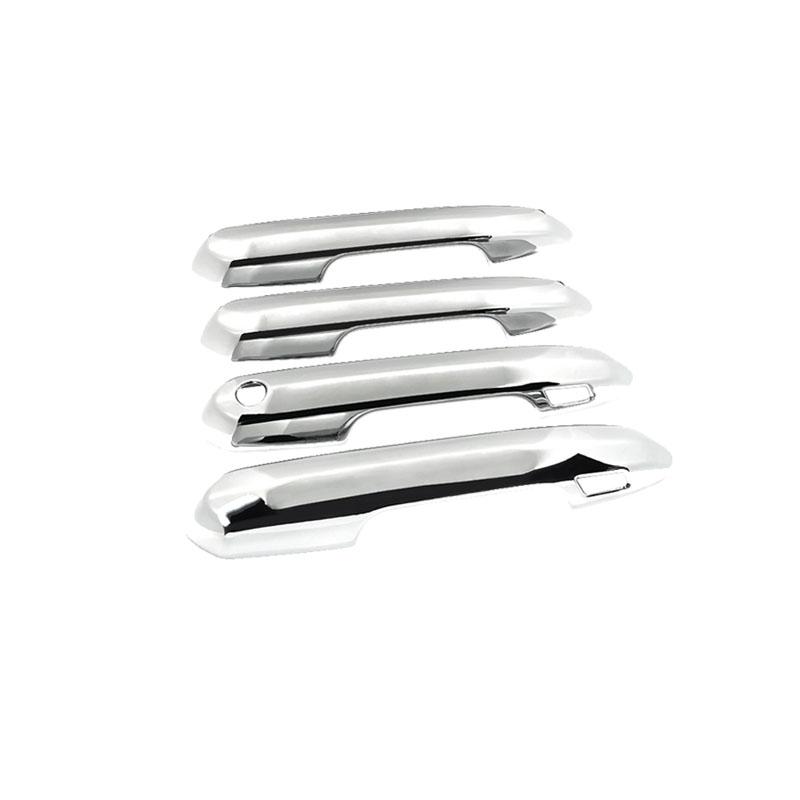 Auto Chrome For Toyota Crown Crossover S235  2024 Car Chrome Door Handle Cover ABS Exterior Styling Accessories Sticker Film 4Handle 2 Buttons