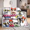 Custom 1pc Powerpuff Girls Adventure Blanket, Soft And Comfortable Blanket, Casual Warm, Camping Travel Blanket, Birthday Gift Q91373