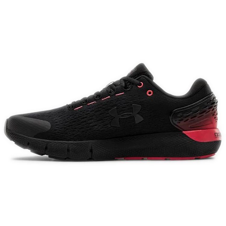 Under Armour Charged Rogue 1 Low Top Running Shoes Men sneaker Black Pink 3022592-002
