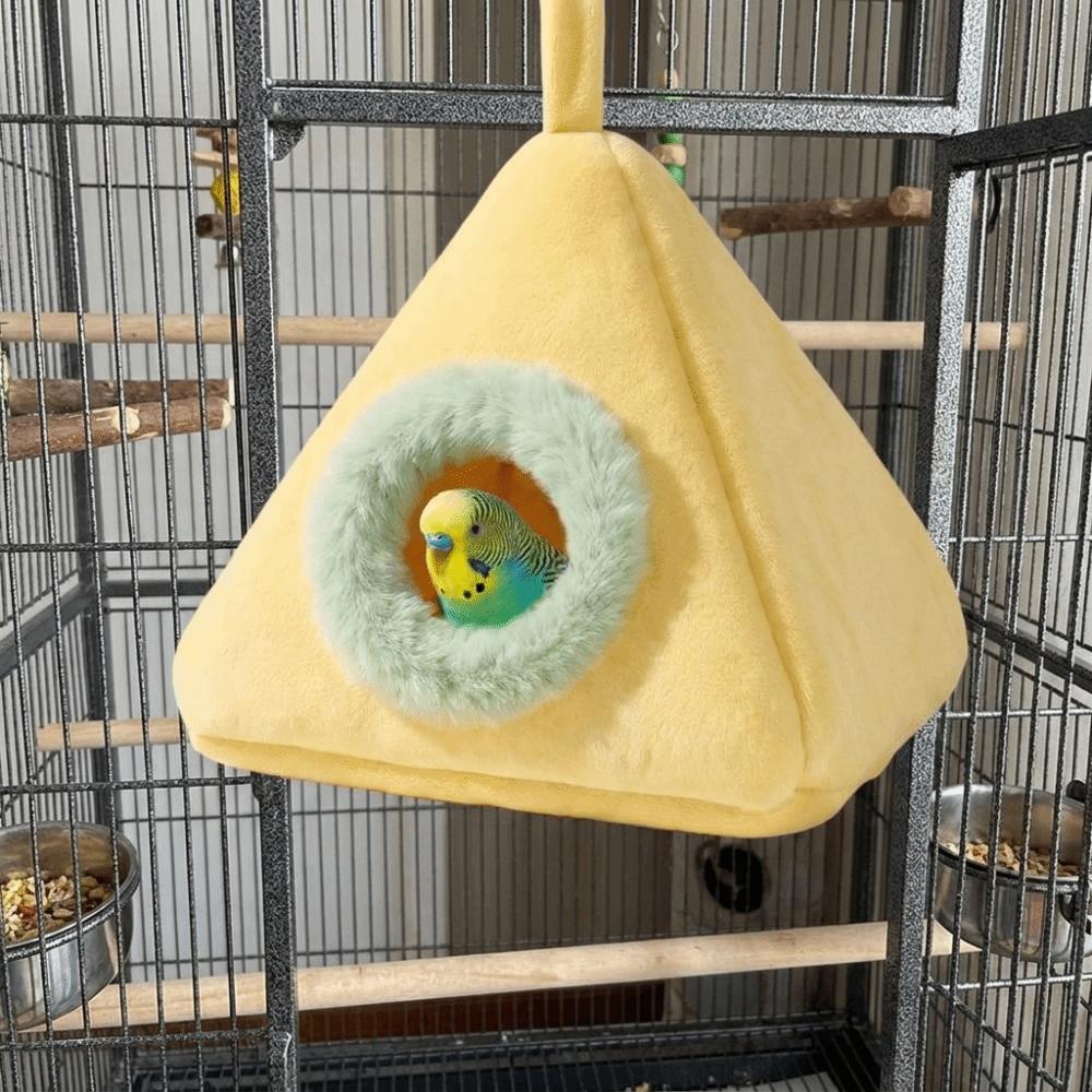 Soft Pet Bird Nest Cozy Design Hanging Sleeping Bed Parrot Snuggle Hut Christmas Decoration