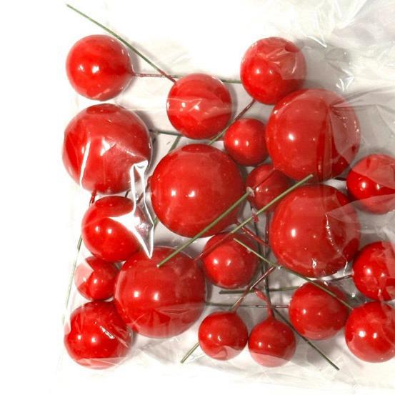 Christmas Multi-Color Decorative Ball Set - 20-Piece Pack with Gold, Silver, Foam, and Iridescent Balls