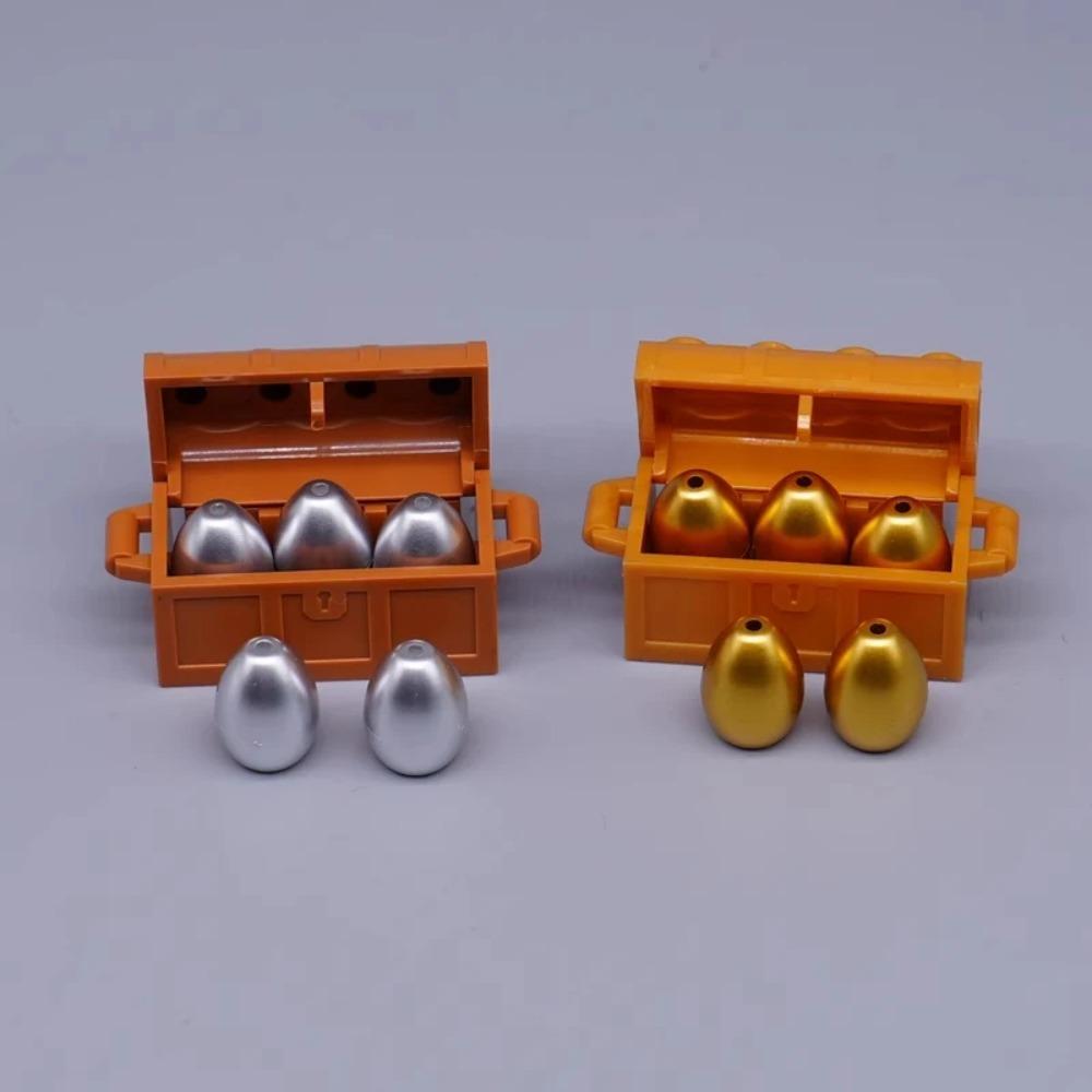 City Treasure Building Blocks MOC Dollar Cash Gold Silver Mine Egg Transparent Diamond ATM Machine Safe Money Bag DIY Toys K037