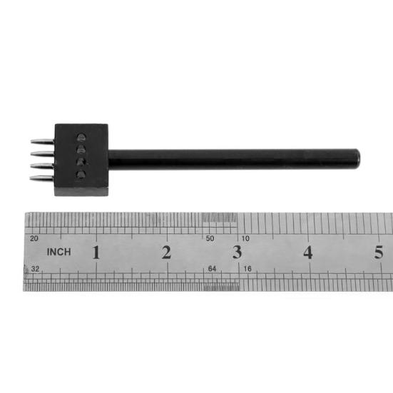 Βήμα 6mm 2 4 6 Δόντια DIY Στρογγυλό Διατρητικό Τρύπες Δερματοποιία Ράψιμο Εργαλείο Punching