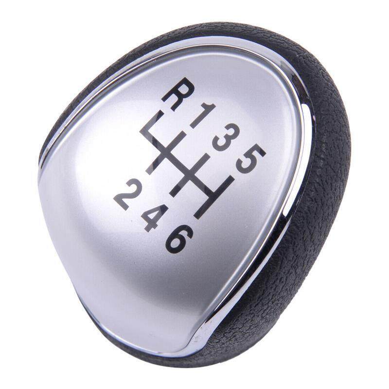 6 Speed Manual Gear Shift Knob Head Ball For Hyundai IX35 2010-2016 Silver 1pcs