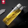 Xinuo Portable Borosilicate Glass Tea & Water Bottle