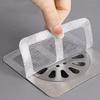 Disposable Shower Drain Hair Catcher Mesh Shower Drain Covers Floor Sink Strainer Filter Hair Stopper For Bathroom Kitchen