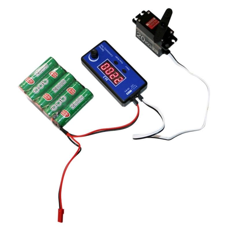 Multifunction Remote Helicopter Servo Tester With LCD Display And Manual/Auto Mode For ESC Consistency Verification