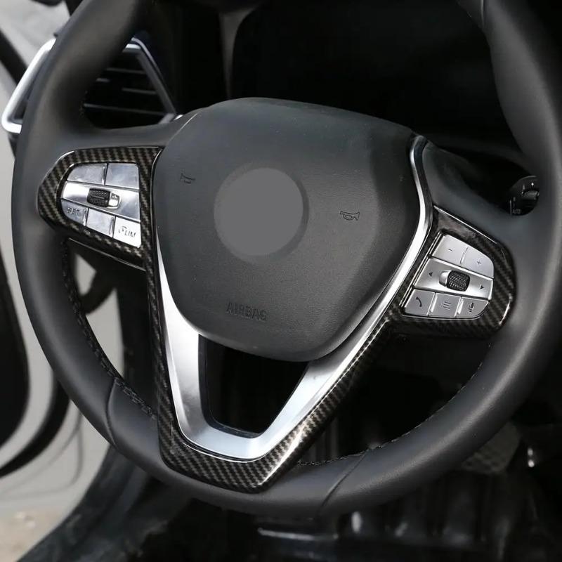 For BMW 3 5 7 Series X3 X5 X7 G05 G07 G11 G12 G20 G30 - 6 Series GT  ABS Steering Wheel Frame Trim Car Accessories